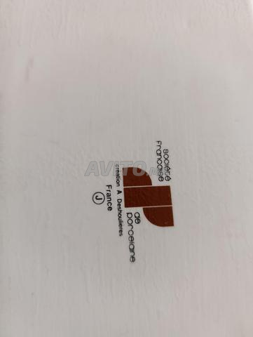 Plat de service en porcelaine française d'origine - 2