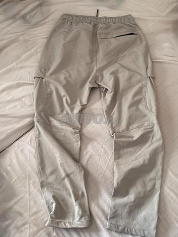 Pantalon cargo beige taille haute de haute qualité taille M - 2