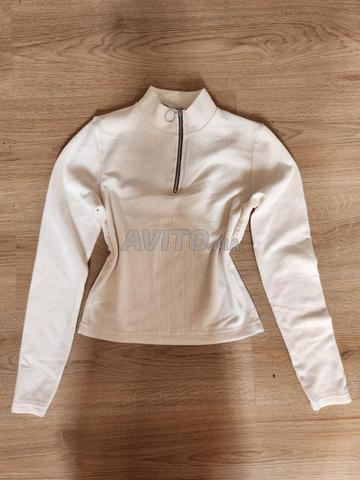Pull léger à col zippé Zara - 2