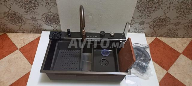 حوض مطبخ مع صنبور 75/45