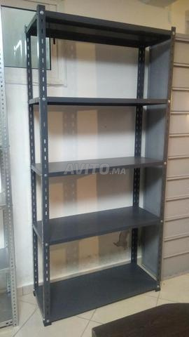 Rayonnage de magasin \ Rayonnage avec croisillons en stock - 2