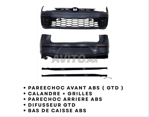 Kit carrosserie Golf 8 (2020-2024) GTD - 2