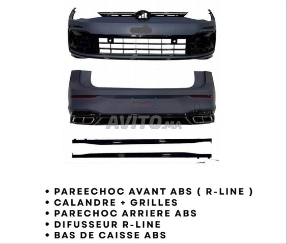 Kit carrosserie Golf 8 Rline (2020-2024) - 2