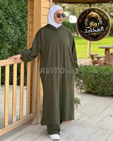 Robe longue double pièce élégante pour femmes voilées - 2