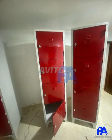 Vestiaire métallique double monobloc - 2
