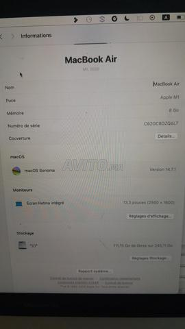 ماك بوك اير M1 2020 8 جيجا رام - 2