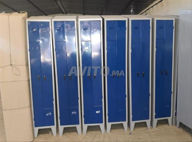 vestiaire monobloc/casier fermeture avec serrure - 2