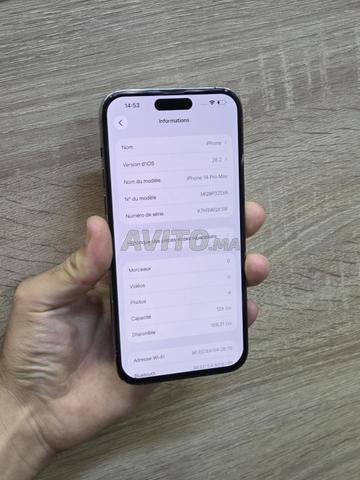 iPhone 14 Pro Max 128 Go batterie 80% écran changé - 2