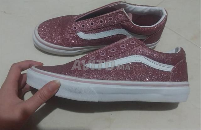 VANS rose à paillettes - 2