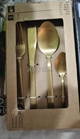 Ménagères 16 pièces Crofton or et or rose neuf importés d'Allemagne - 2