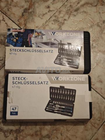 Coffret douilles cliquet 47 pièces Workzone - 2
