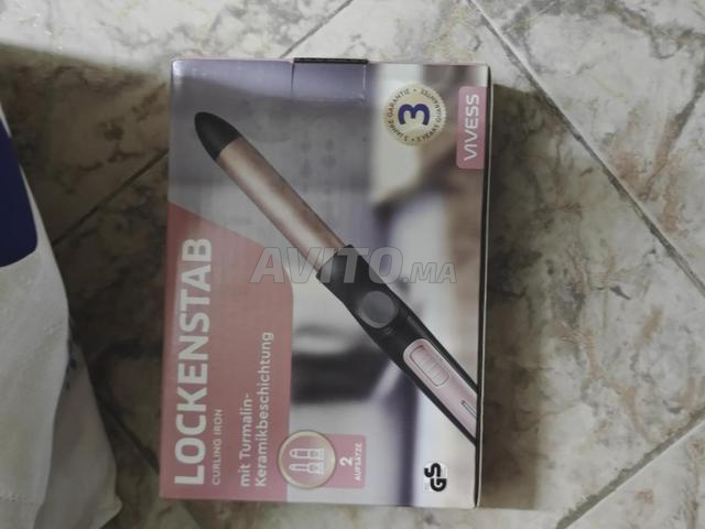 مكواة تجعيد Vivess 2 في 1 سيراميك تورمالين