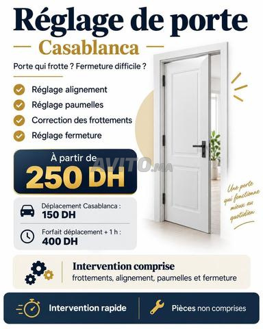 RÉGLAGE / RÉPARATION DE PORTE - 2