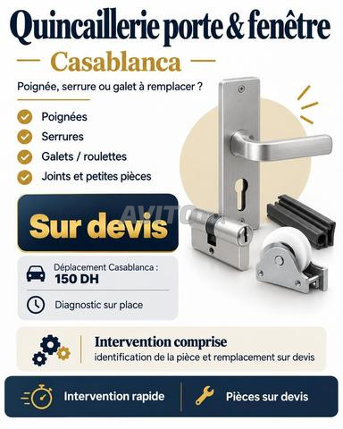 POIGNÉE / SERRURE / GALETS / QUINCAILLERIE - 2
