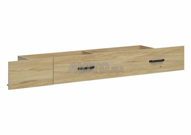 Lit avec rangement 90x200 - 2