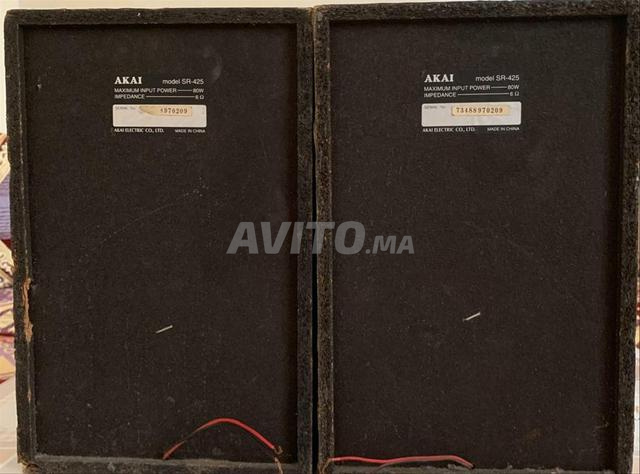 2 enceintes AKAI professionnelles 80w - 2