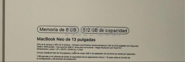 ماك بوك نيو إنديغو 512 جيجابايت SSD - 2
