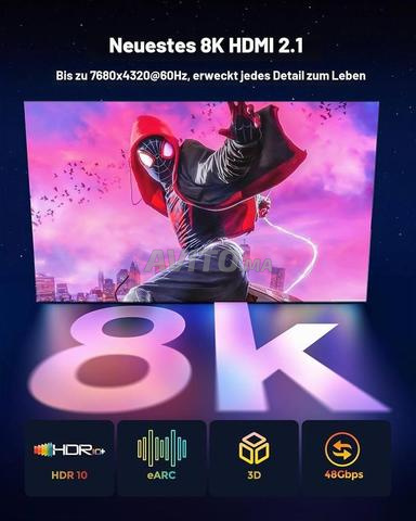 كيبل Silkland 8K HDMI 2.1⚡ بطول 2 متر - 2