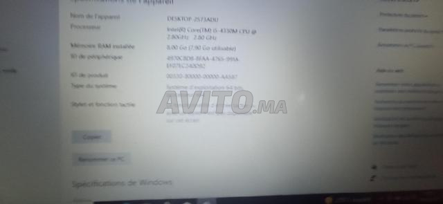 HP ProBook I5 G4 Batterie 5H 8GoRAM 500GoDisque Dur - 2