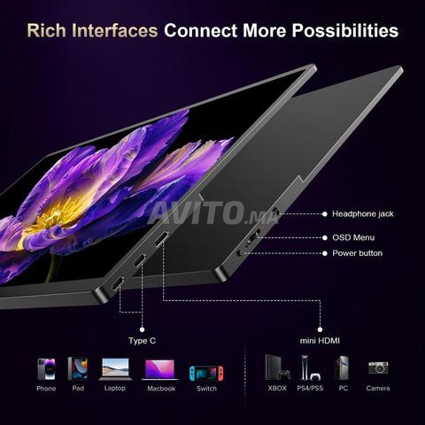 شاشة محمولة OLED بدقة 4K - 2