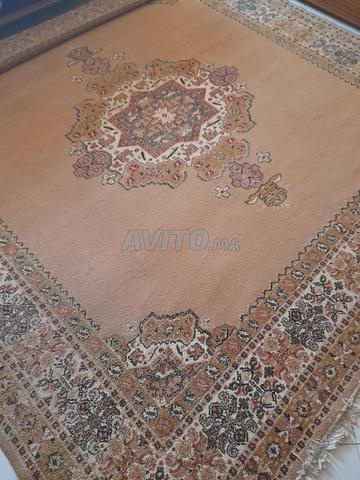 Tapis de qualité supérieure en laine, longueur 3, largeur 3 - 2