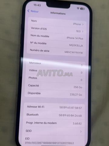 iPhone 14 Plus 256Go État Neuf - 2