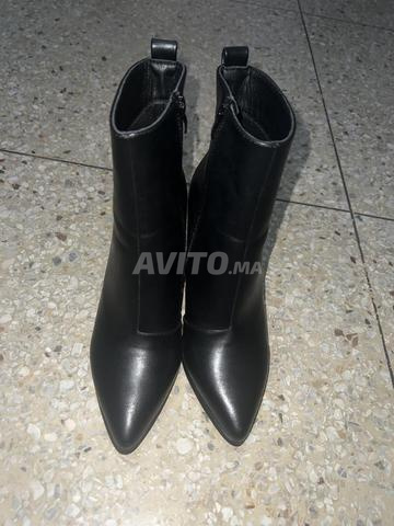 Bottines Femme Noire Neuve Taille 40 - Talon Carré - 2