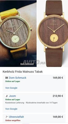 Matériau Naturel Kerbholz Fritz Montre Allemagne - 2