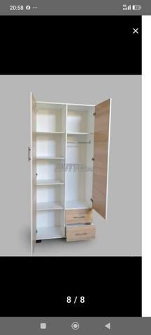 Armoire 2 portes, dimensions 180/80/36 - 2