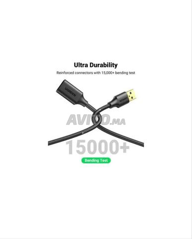 Câble Ugreen USB 3.0 vers femelle USB 3.0 2M - 2