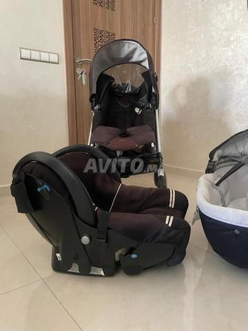 Poussette bébé confort 3 en 1 en très bon état