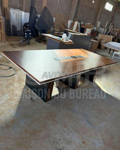 table de réunion fabrication maison bureau w - 2