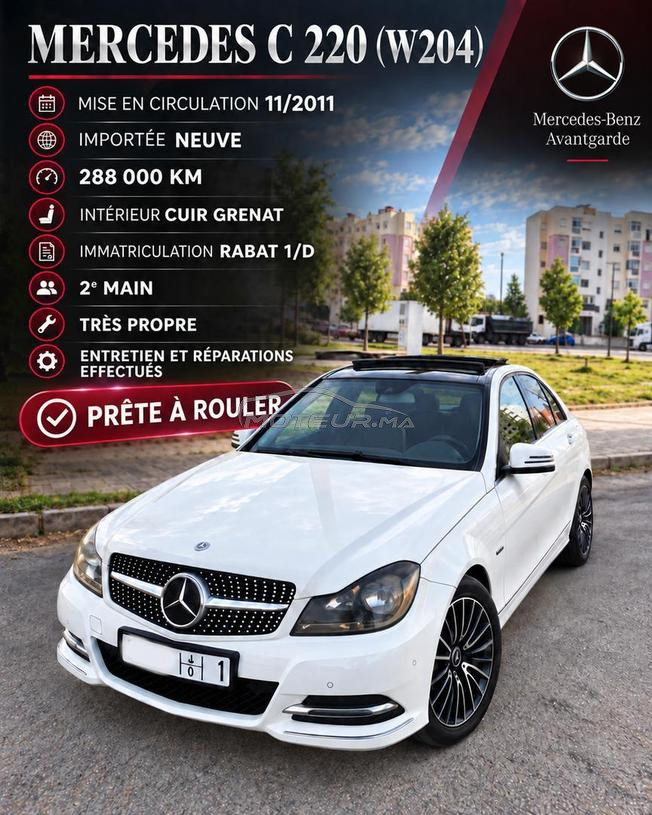 Mercedes C220 CDI W204 Avantgarde - 2 eme main