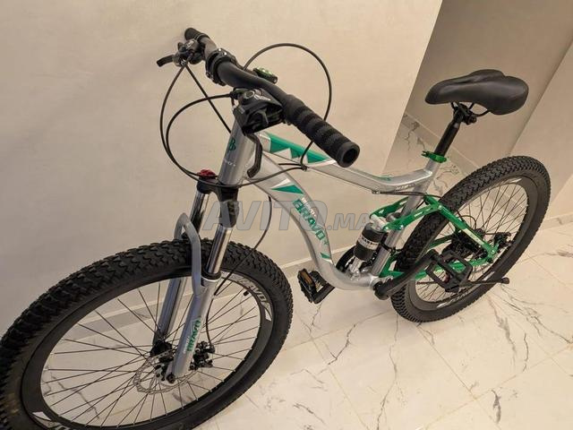 دراجة جبلية VTT BRAVO مقاس 26 بوصة بنظام تعليق مزدوج - 2