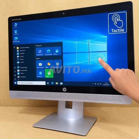 All-in-One HP i5 6ème génération tactile, RAM 8 Go, SSD 256 Go + 500 Go