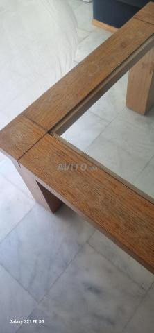 Table basse en bois massif 90x150 hauteur 49cm - 2