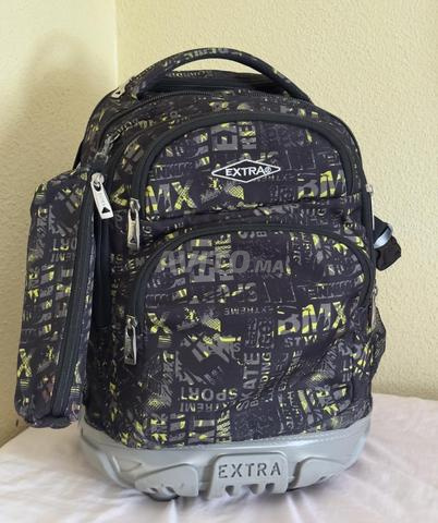 Sac à dos à roulettes EXTRA – Noir