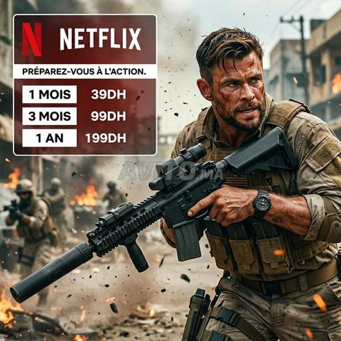 Compte Netflix 4K 3 Mois 99 DH