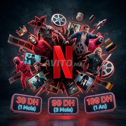 Abonnement Compte Netflix 4K Premium