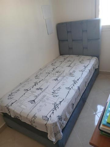 Lit une place gris - 2