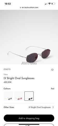 Lunettes de soleil LV Bright Oval originales /Lunettes LV - 2