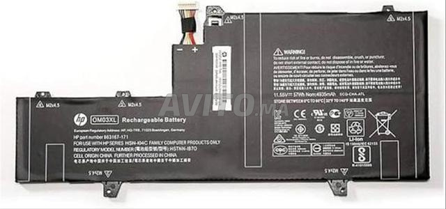 بطارية قابلة للشحن للكمبيوتر المحمول HP OM03XL - 2
