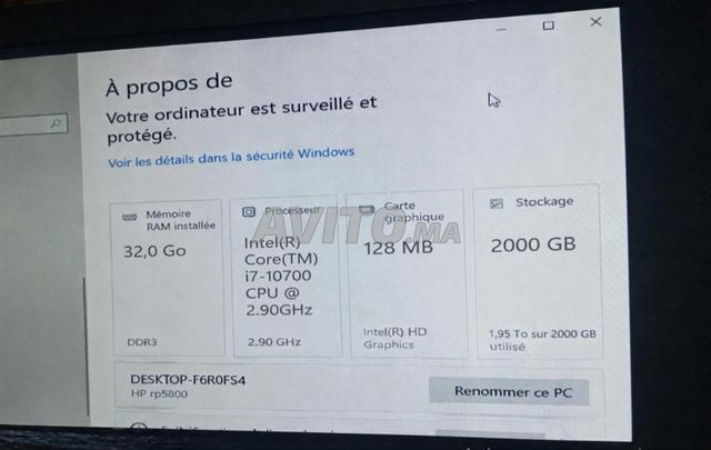 Ordinateur avec écran en excellent état à vendre - 2
