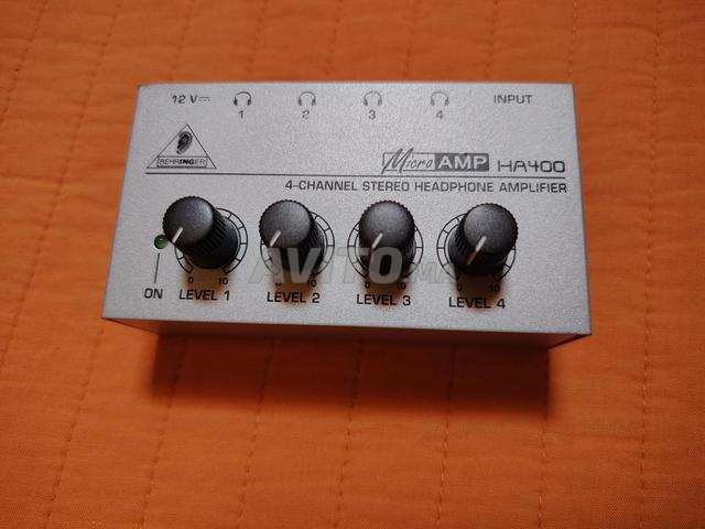 AMPLIFICATEUR BEHRINGER MICROAMP HA400 4 CANAUX - 2