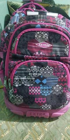 Cartable grand taille avec roulettes pour fille