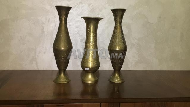 3vases cuivre