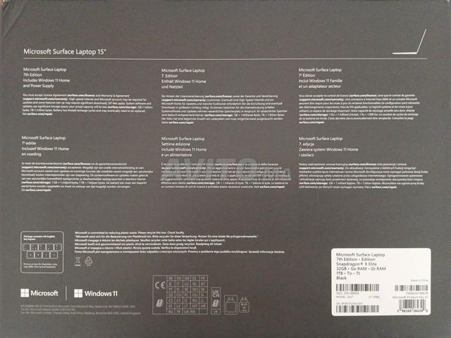 Microsoft Surface Laptop, 1 To, Neuf