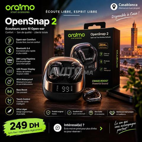 Oraimo OpenSnap 2 - Neuf - Oreille Ouverte Bluetooth 5.4