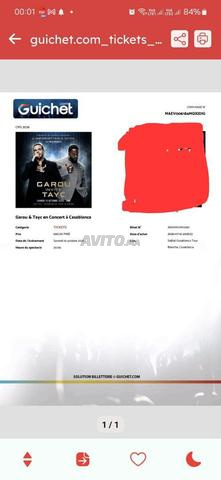 vente ticket pour le concert Garou à casablanca