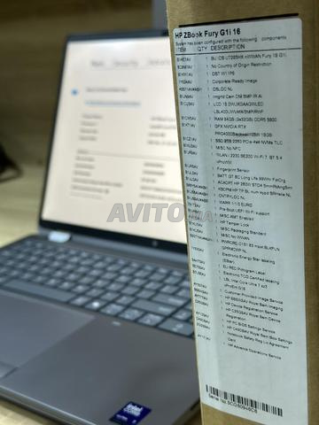 hp Zbook Fury G1i 16 Ultra 7 64Go 2To - 16Go VRam - 2